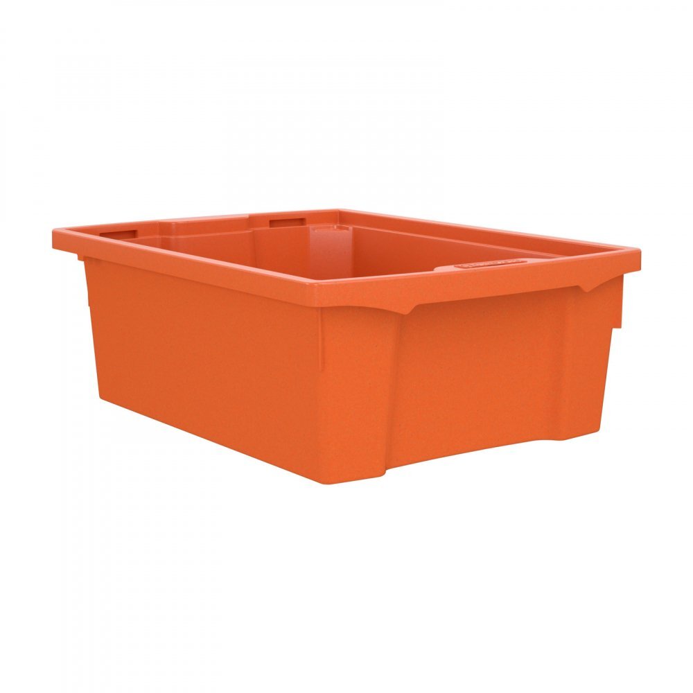 Betzold Cutie de depozitare stivuibila pentru scoala si gradinita marimea M coral