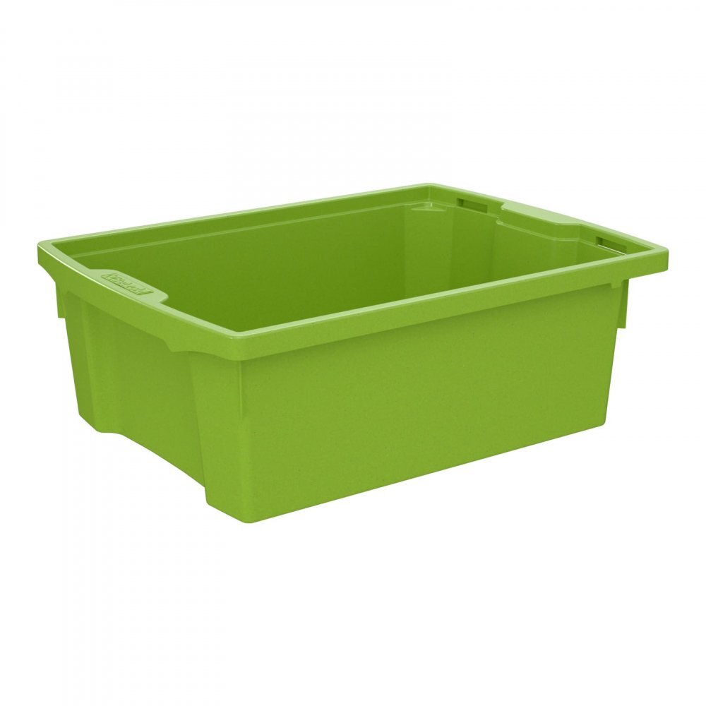 Betzold Cutie de depozitare stivuibila pentru scoala si gradinita marimea M verde