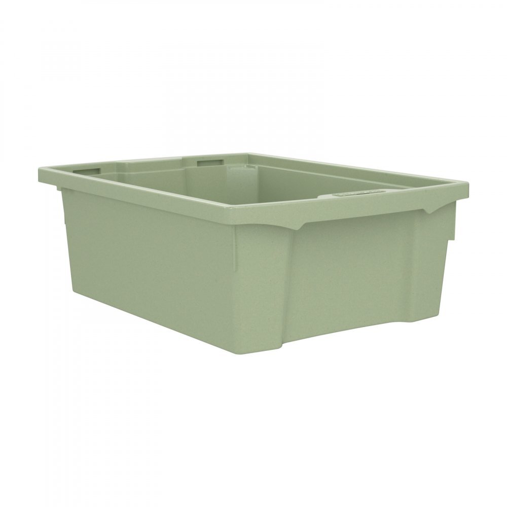 Betzold Cutie de depozitare stivuibila pentru scoala si gradinita marimea M verde pastel