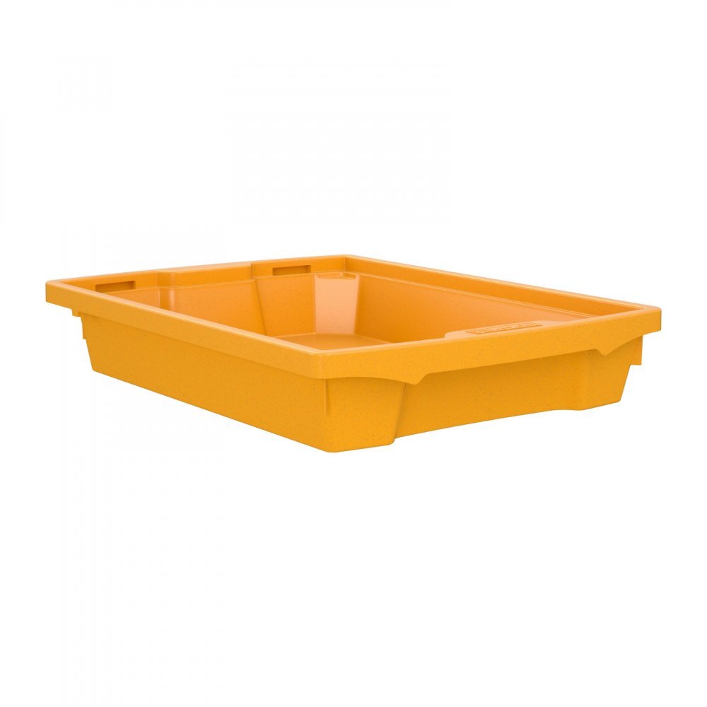 Betzold Cutie de depozitare stivuibila pentru scoala si gradinita marimea S galben