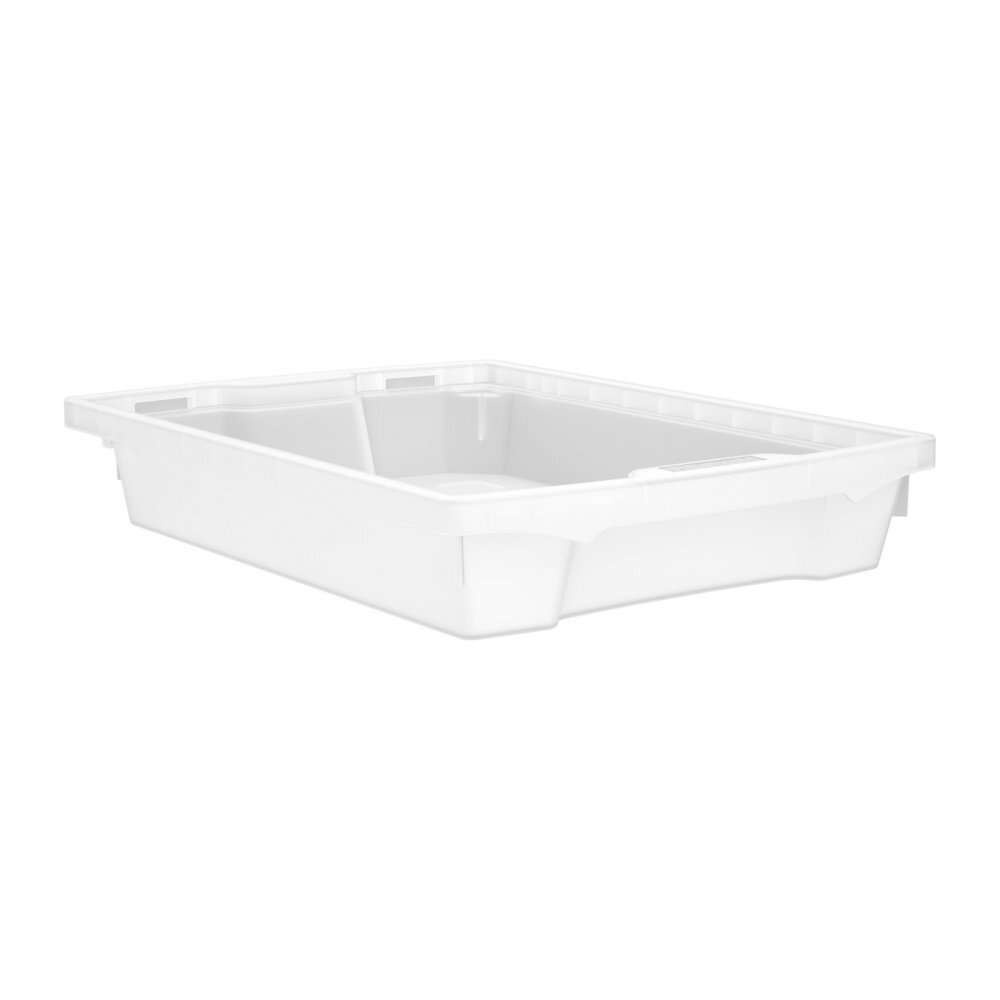Betzold Cutie de depozitare stivuibila pentru scoala si gradinita marimea S transparent