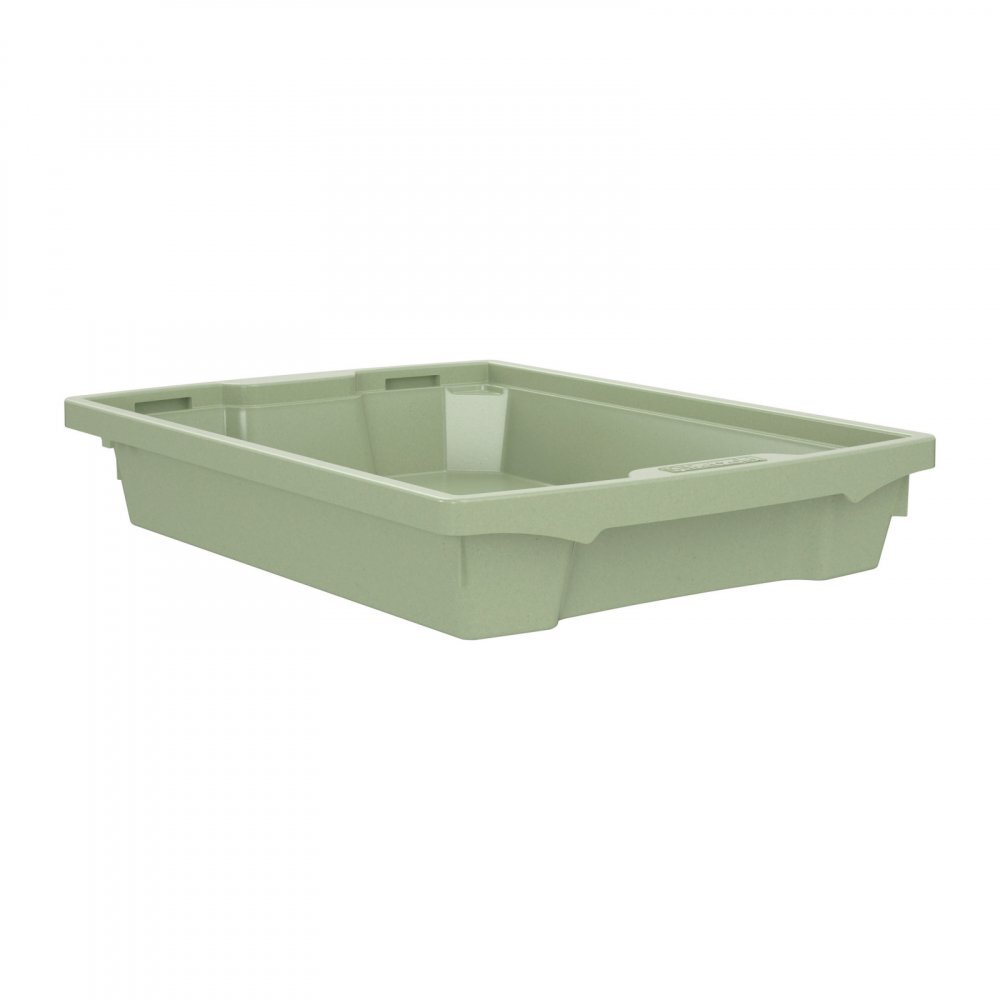 Betzold Cutie de depozitare stivuibila pentru scoala si gradinita marimea S verde pastel