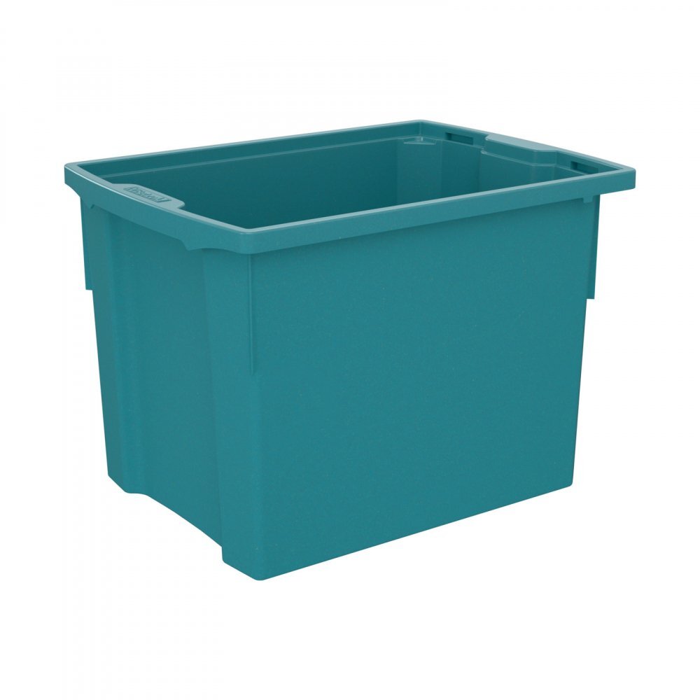 Betzold Cutie de depozitare stivuibila pentru scoala si gradinita marimea XL albastru