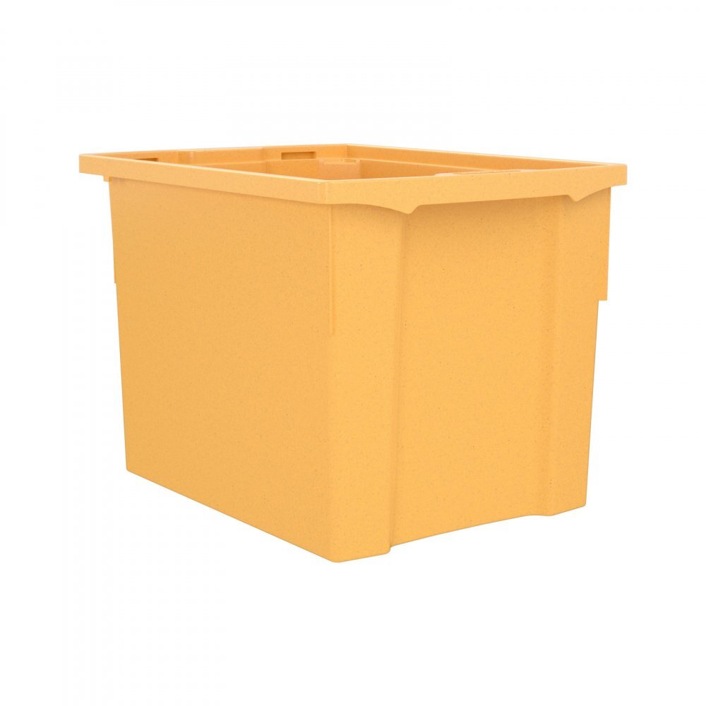 Betzold Cutie de depozitare stivuibila pentru scoala si gradinita marimea XL curry
