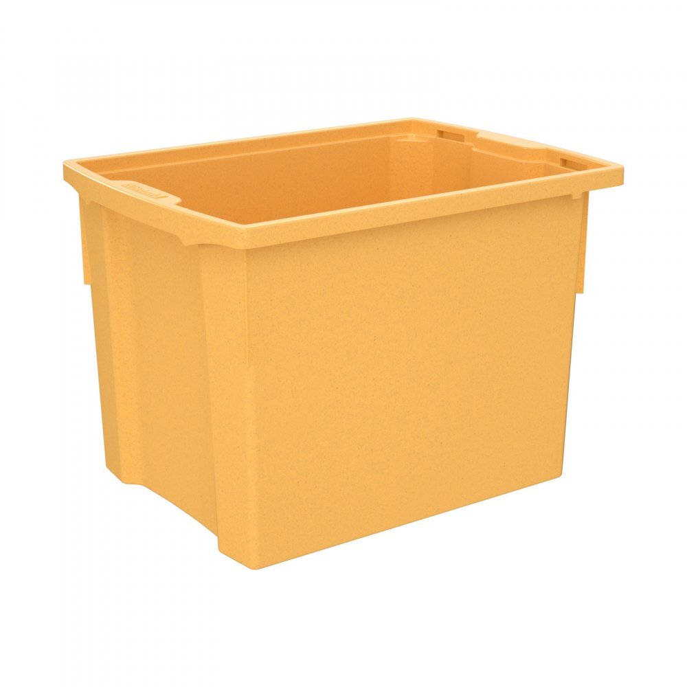 Betzold Cutie de depozitare stivuibila pentru scoala si gradinita marimea XL curry