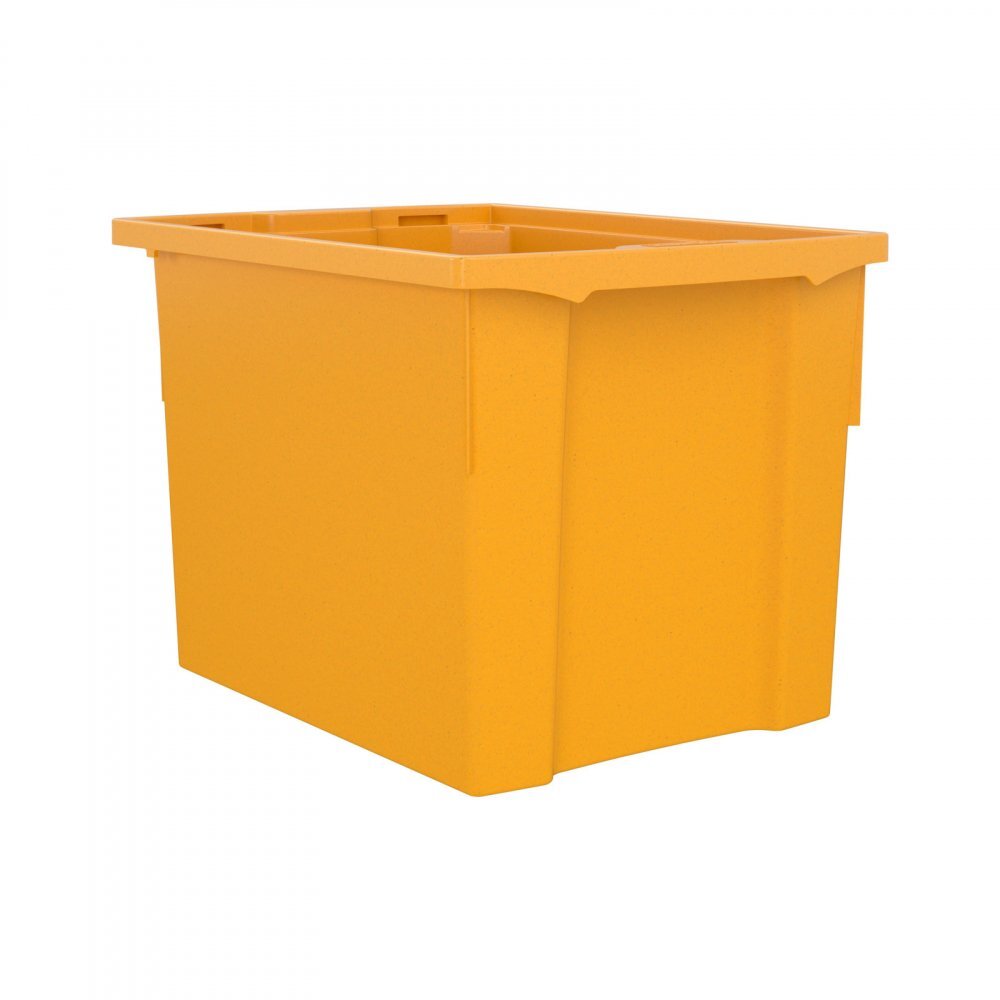Betzold Cutie de depozitare stivuibila pentru scoala si gradinita marimea XL galben