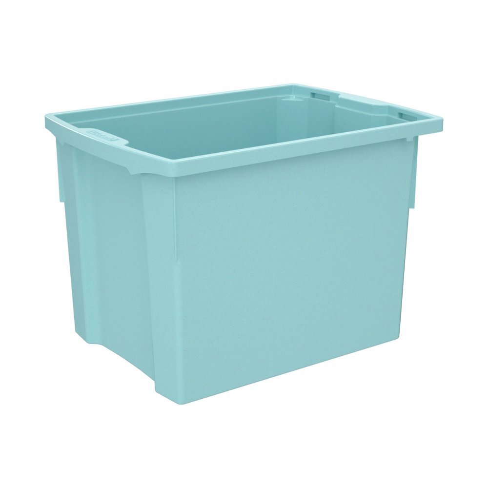 Betzold Cutie de depozitare stivuibila pentru scoala si gradinita marimea XL turcoaz
