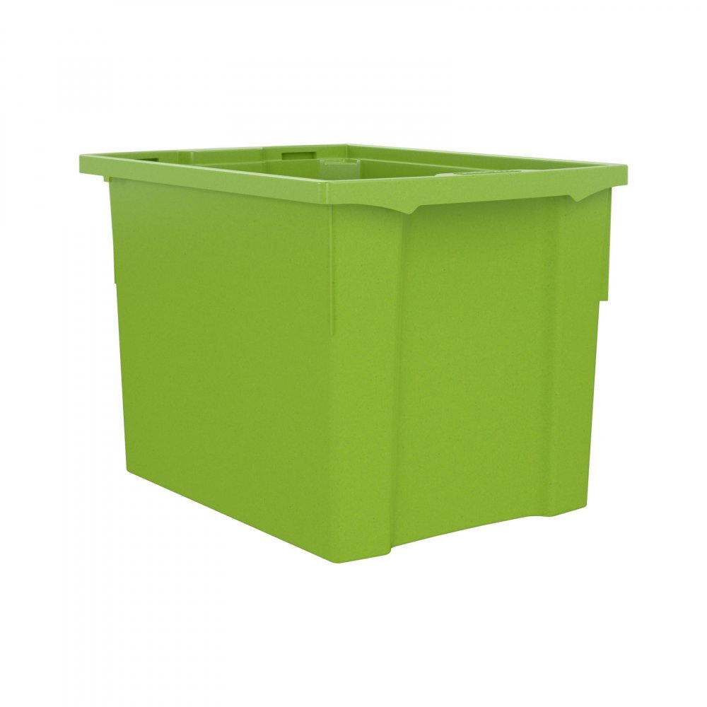 Betzold Cutie de depozitare stivuibila pentru scoala si gradinita marimea XL verde