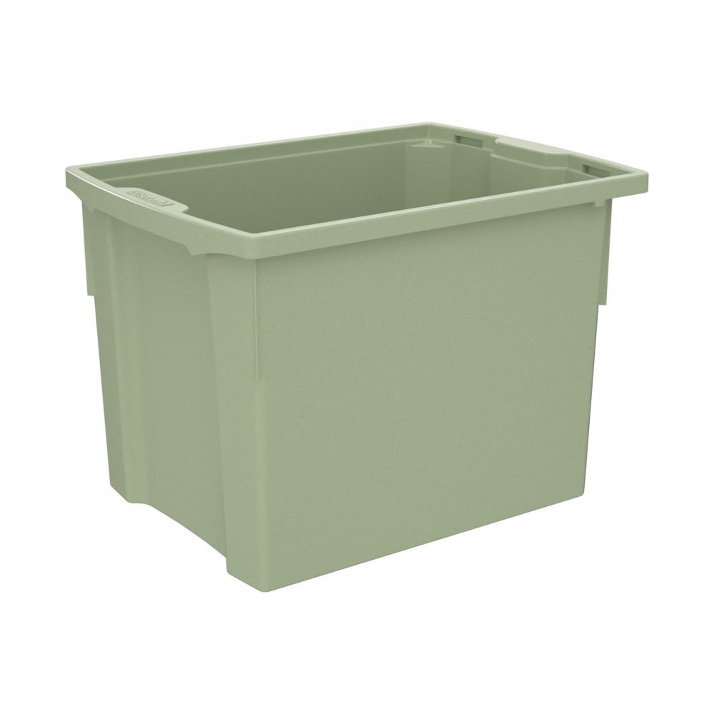 Betzold Cutie de depozitare stivuibila pentru scoala si gradinita marimea XL verde pastel
