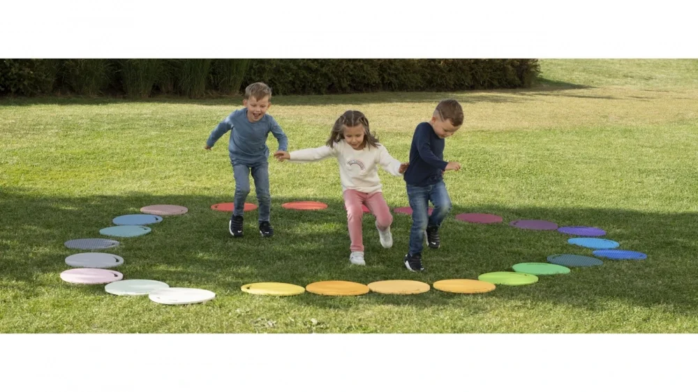 Betzold Set 12 covorase din spuma pentru sezut culori pastel