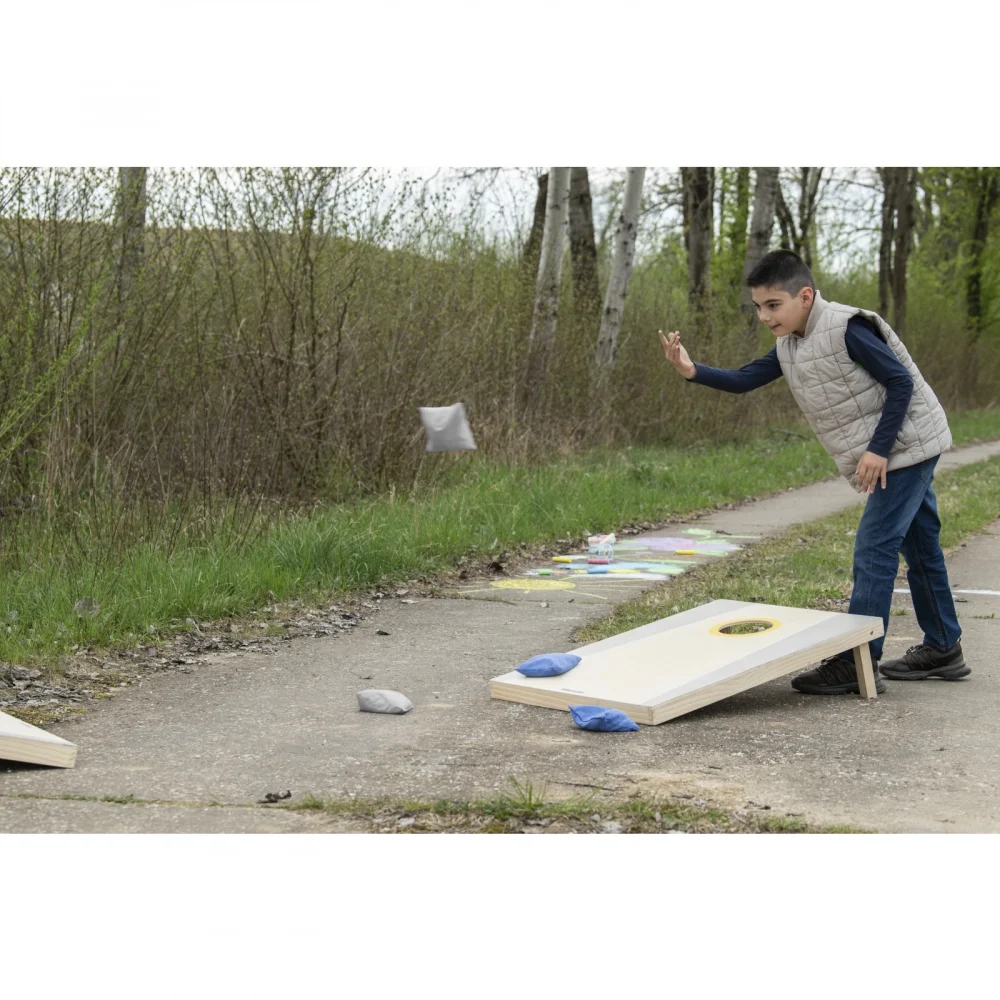 Betzold Set de joaca pentru copii Arunca la tinta cornhole