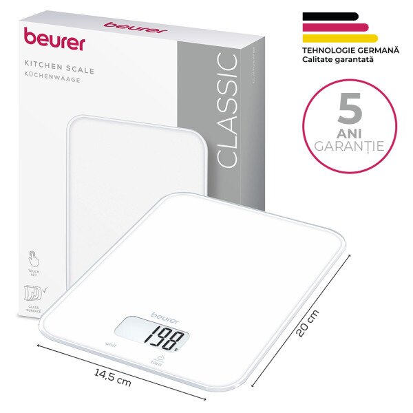 BEURER Cantar de bucatarie Pure White