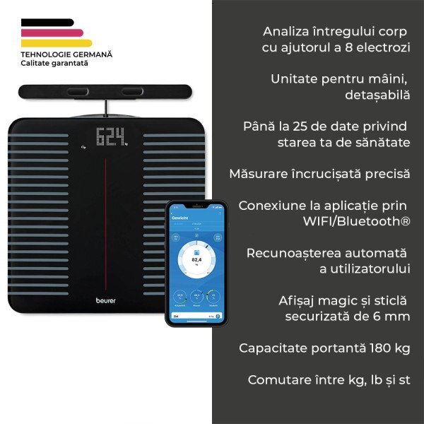 BEURER Cantar de diagnoza cu Wifibluetooth BF 990