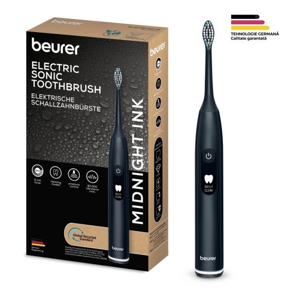 BEURER Periuta de dinti electrica sonica Midnight Ink Green Planet SC50