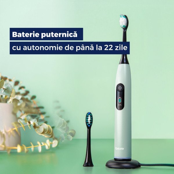 BEURER Periuta de dinti electrica sonica Peppermint Green Planet SC50
