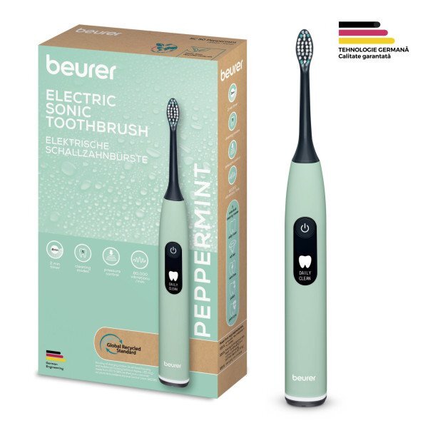 BEURER Periuta de dinti electrica sonica Peppermint Green Planet SC50