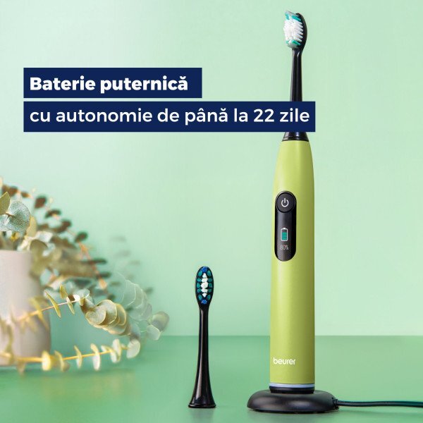 BEURER Periuta de dinti electrica sonica Splashy Lemon Green Planet SC50