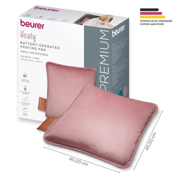 BEURER Perna electrica cu acumulator rose