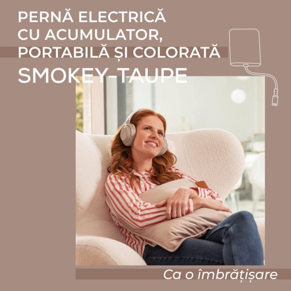 BEURER Perna electrica cu acumulator Taupe