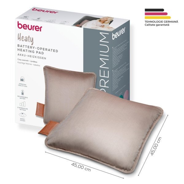 BEURER Perna electrica cu acumulator Taupe