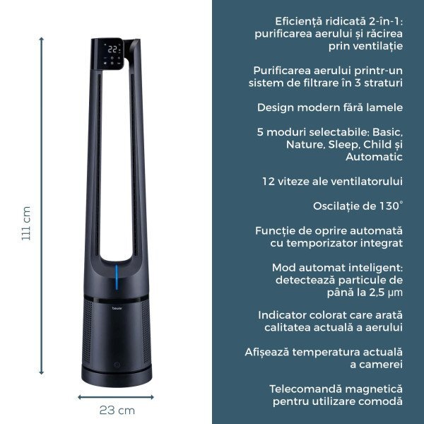 BEURER Purificator de aer si ventilator 2 in 1