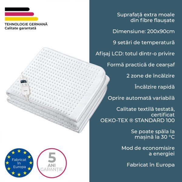 BEURER Saltea electrica tip cearsaf UB 101