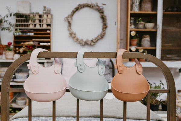 BIBS Bavetica pentru diversificare si hranire blush