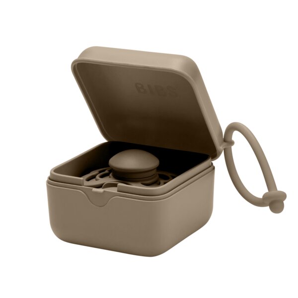 BIBS Cutie multifunctionala pentru depozitare suzete Dark Oak