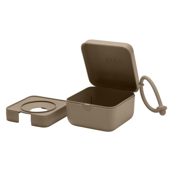 BIBS Cutie multifunctionala pentru depozitare suzete Dark Oak