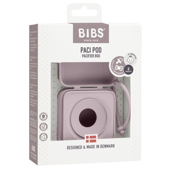BIBS Cutie multifunctionala pentru depozitare suzete Dusky Lilac