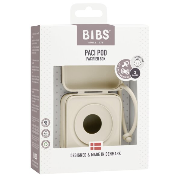 BIBS Cutie multifunctionala pentru depozitare suzete Ivory
