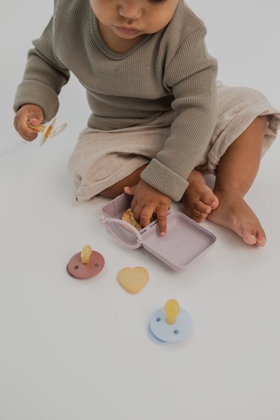 BIBS Cutie multifunctionala pentru depozitare suzete Ivory