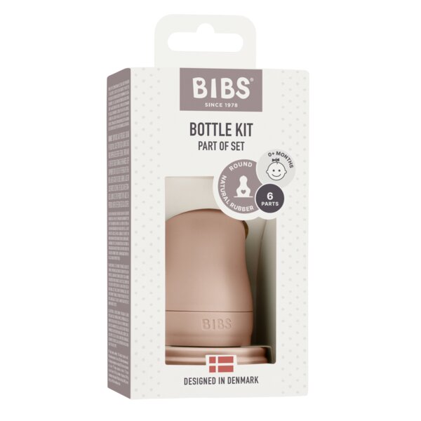 BIBS Kit pentru biberon din sticla blush