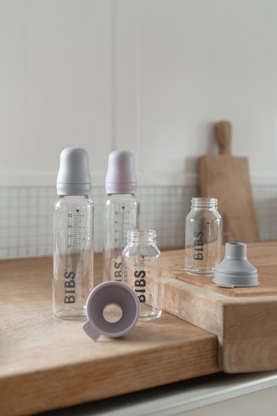 BIBS Kit pentru biberon din sticla blush