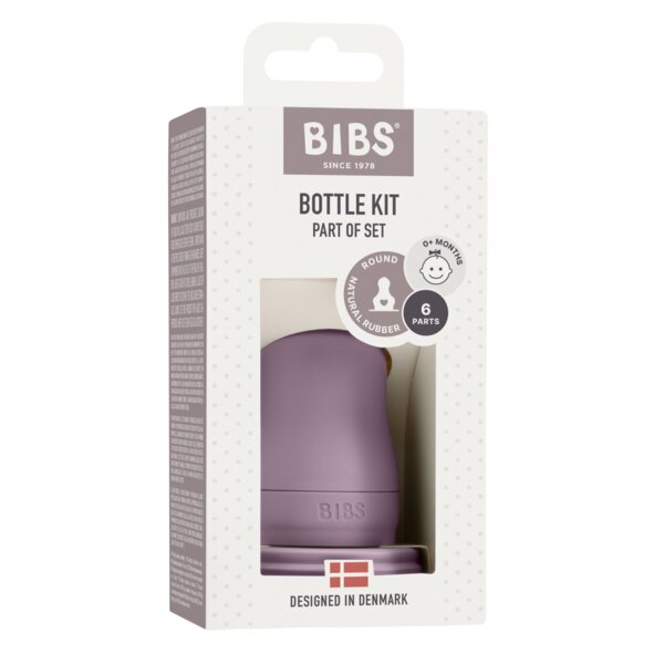 BIBS Kit pentru biberon din sticla mauve