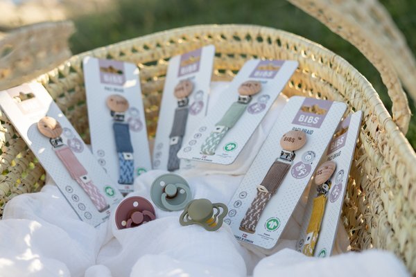 BIBS Lantisor clip pentru suzeta Ivory-Vanilla