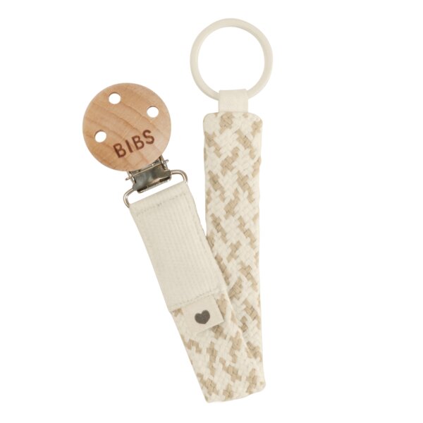 BIBS Lantisor clip pentru suzeta Ivory-Vanilla