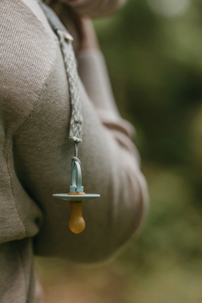 BIBS Lantisor clip pentru suzeta Sand-Ivory