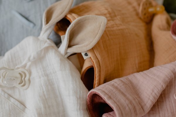 BIBS Paturica cu urechiuse Kangaroo ivory