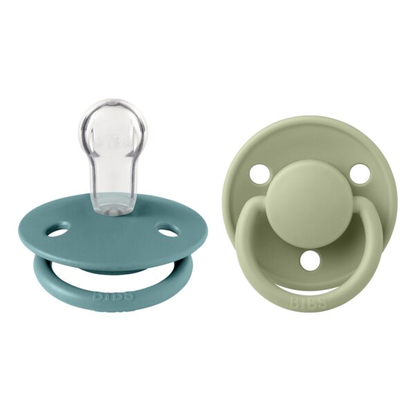 BIBS Set 2 suzete de lux Silicon tetina rotunda marime universala Island SeaSage