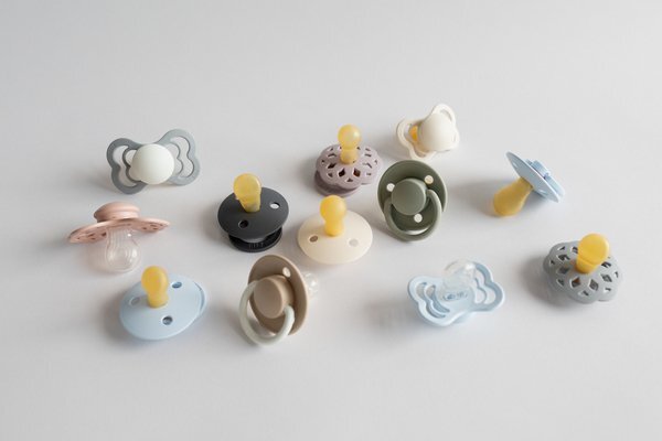 BIBS Set 4 suzete Try-it collection 0 luni + Ivory