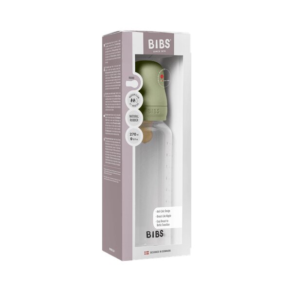 BIBS Set complet biberon anticolici 270 ml latex Sage
