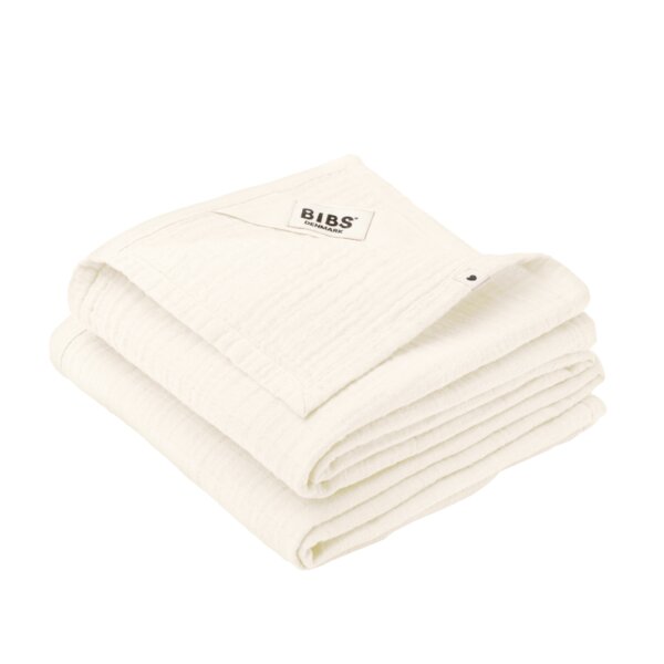 BIBS Set de 2 museline 70x70 cm ivory