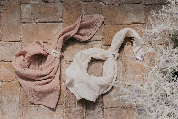 BIBS Set de 2 museline 70x70 cm sage