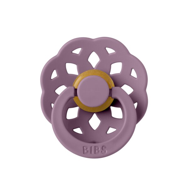 BIBS Suzeta Boheme Latex tetina rotunda 0 luni + Mauve