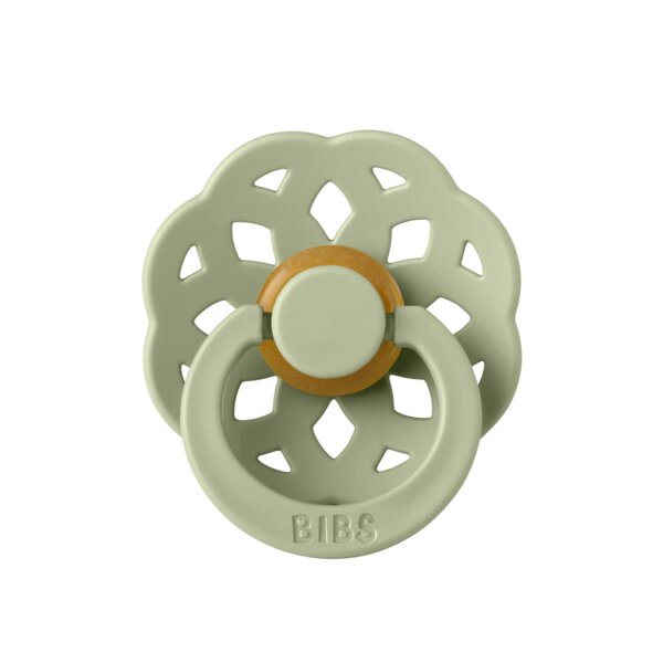 BIBS Suzeta Boheme Latex tetina rotunda 0 luni + Sage