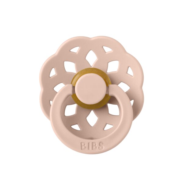 BIBS Suzeta Boheme Latex tetina rotunda 6 luni + Blush