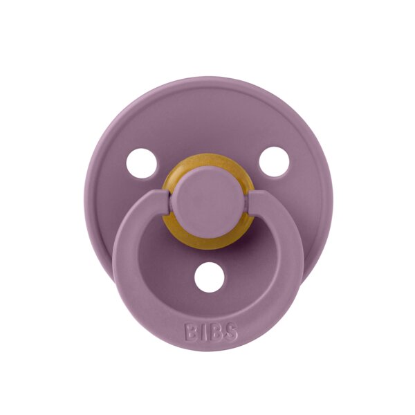 BIBS Suzeta Colour Latex tetina anatomica 6 luni + Mauve