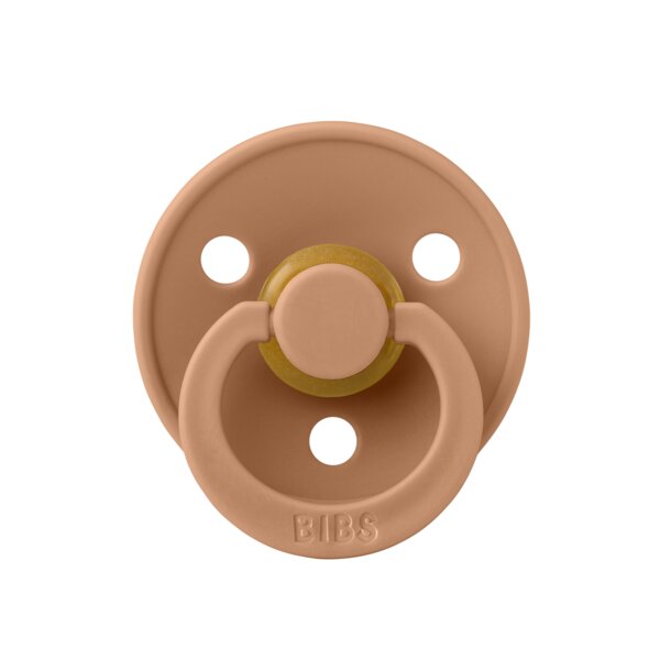 BIBS Suzeta Colour Latex tetina rotunda 0 luni+ Earth
