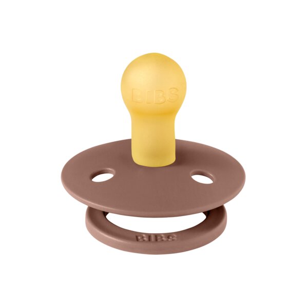 BIBS Suzeta Colour Latex tetina rotunda 0 luni + Woodchuck